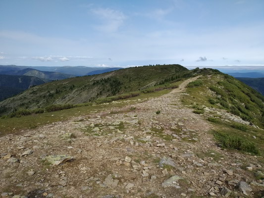 14. 8. 2019 9:53:02: Bajkal 2019 - Stoupání na Chersky peak (Péťa)