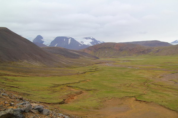 5. 8. 2013 13:40:57: Island 2013 - Údolí Thjófadalir (Vláďa)
