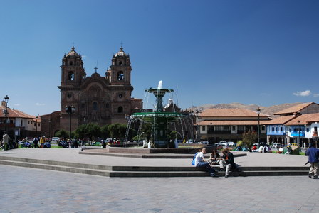 13. 9. 2007 9:36:39: Peru 2007 - Cuzco - Plaza de Armas