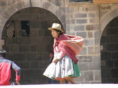 13. 9. 2007 10:19:48: Peru 2007 - Cuzco - žebračka