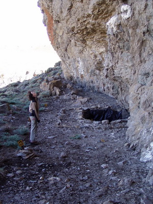 1. 12. 2005 10:50:06: Argentina 2005 - P. N. Perito Moreno - pravěké vykopávky (Bobek)