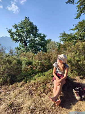 12.08.2026 19:46:36: Kantábrie 2026 - Pico Jano - zatmění slunce (Terka)