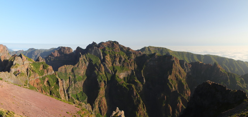 19. 8. 2021 8:55:22: Madeira 2021 - Cesta z Pico do Arieiro na Pico Ruivo (Vláďa)