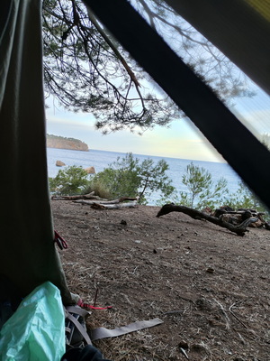 30. 3. 2024 7:07:27: Mallorca 2024 - Cesta z Deiy do Port de Sóller - Táboření na pobřeží (Vláďa)