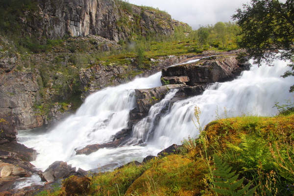 6. 8. 2022 16:12:55: Norsko 2022 - Výlet na vodopád Voringsfossen - Fossatromma (Vláďa)