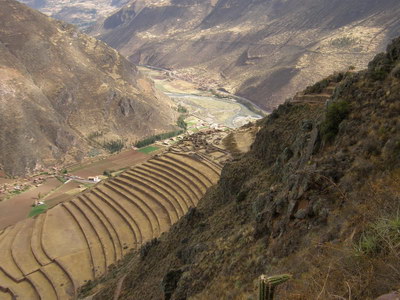 23. 9. 2007 15:33:06: Peru 2007 - Pisac - incká citadela
